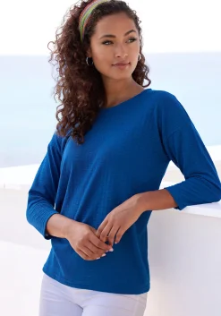 Shirts|Vivance Langarmshirt royalblau
