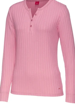 Strandmode|s.Oliver Langarmshirt pink