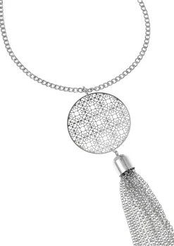Schmuck|LASCANA Lange Kette silberfarben