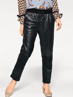 Ledershop|Hosen|heine Lederhose schwarz