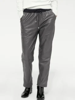 Ledershop|heine Lederhose grau