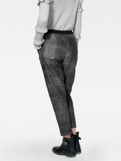 Ledershop|heine Lederhose grau