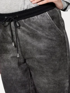 Ledershop|heine Lederhose grau