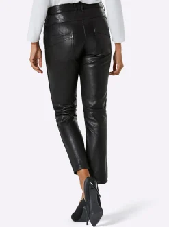 Ledershop|Hosen|Mainpol Lederhose schwarz