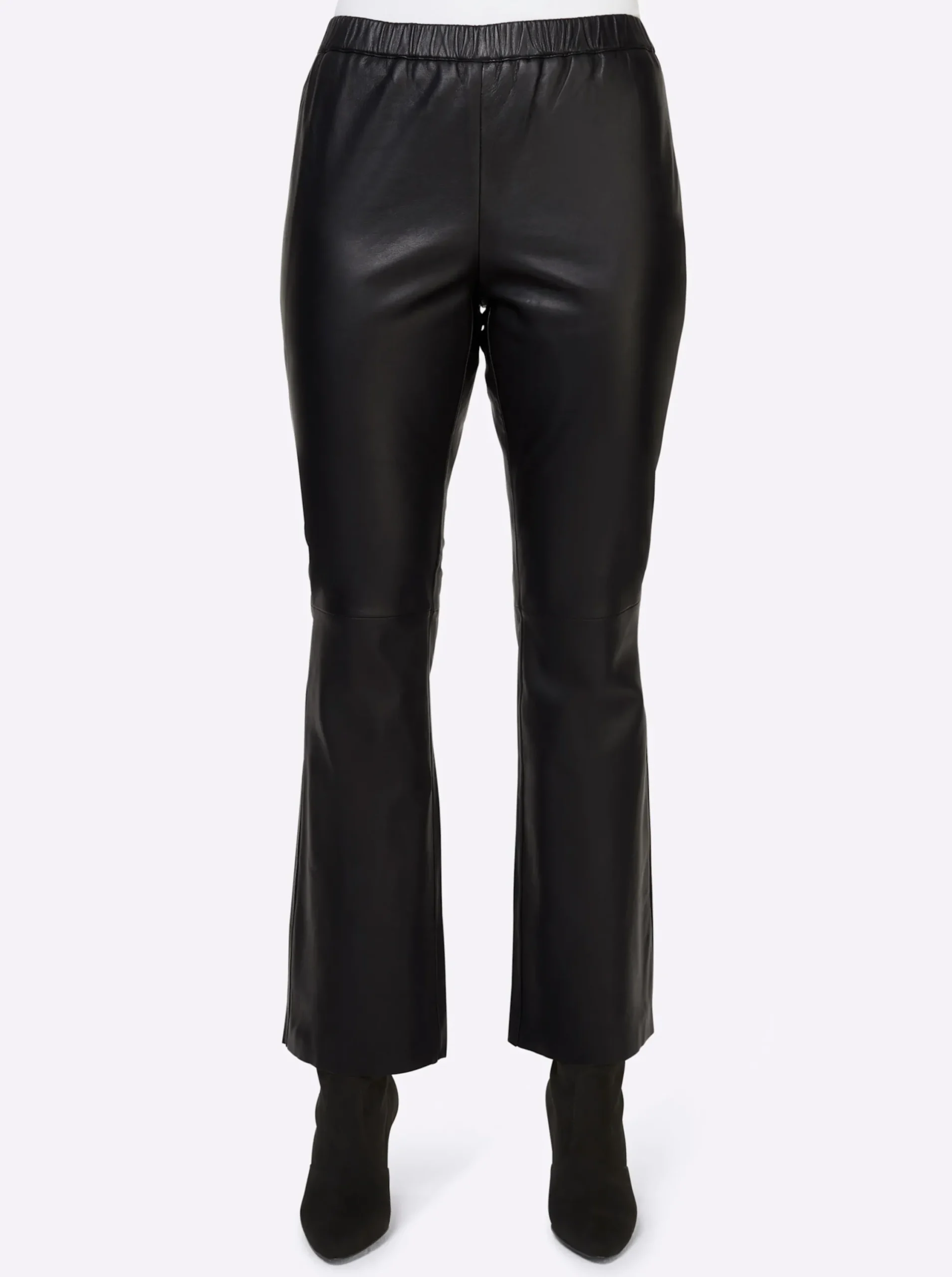 Ledershop|heine Lederhose mit Rundum-Dehnbund schwarz