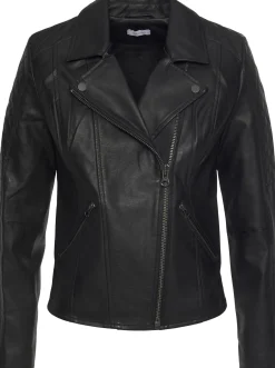 Lederimitat|Jacken|LASCANA Lederimitatjacke schwarz