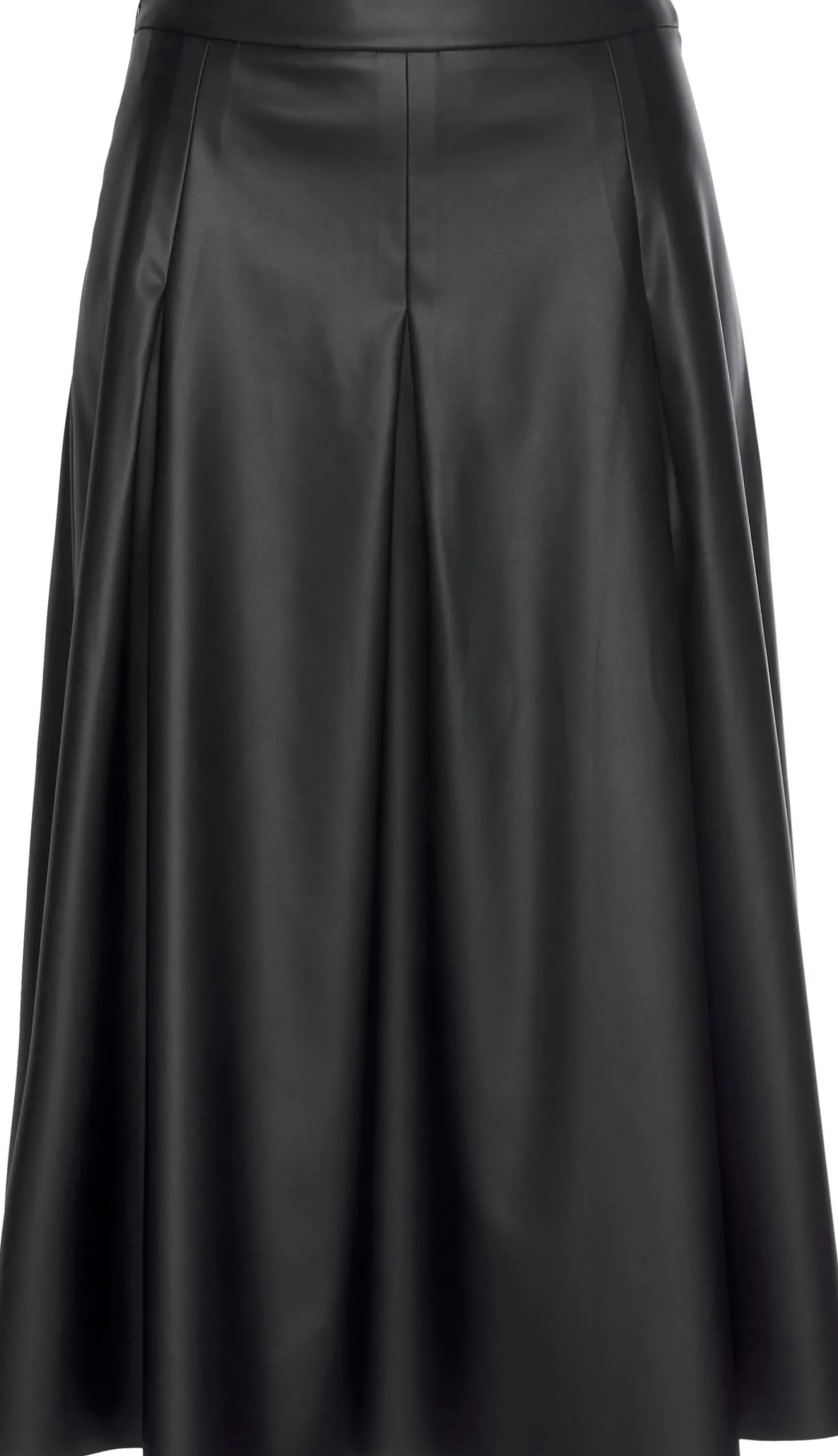 Strandmode|LASCANA Lederimitatrock schwarz