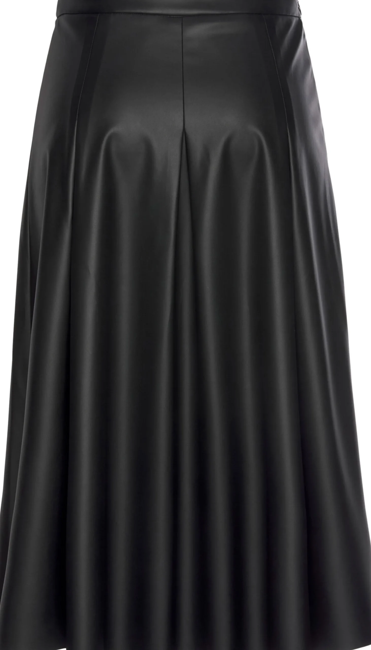 Strandmode|LASCANA Lederimitatrock schwarz