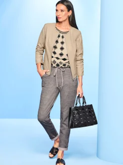 Ledershop|heine Lederjacke sand