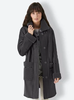 Ledershop|Mainpol Lederjacke anthrazit