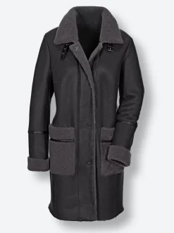Ledershop|Mainpol Lederjacke anthrazit