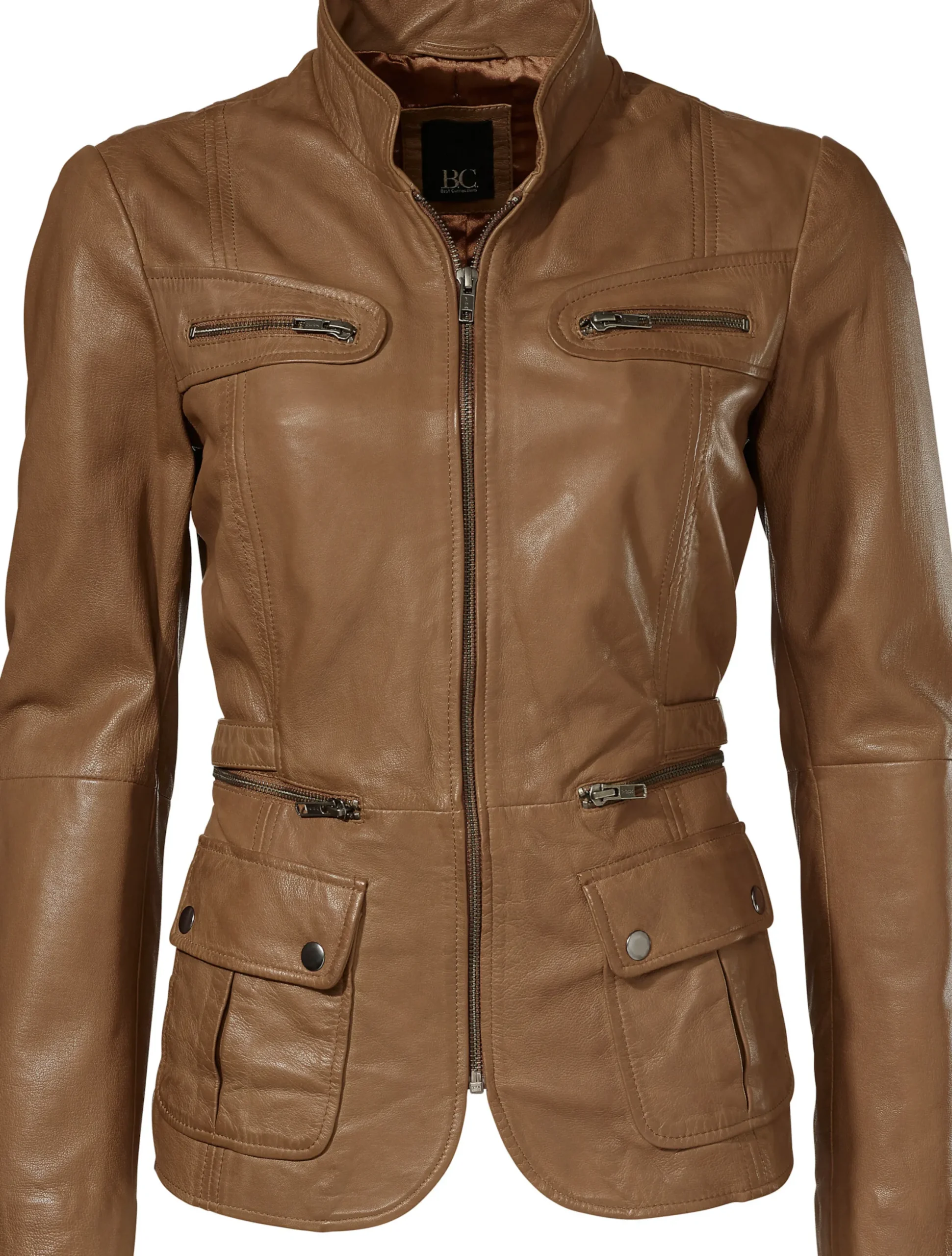 Ledershop|Jacken|heine Leder-Jacke cognac