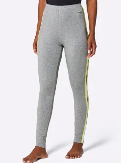 Homewear|Hosen|feel good Leggings grau-meliert