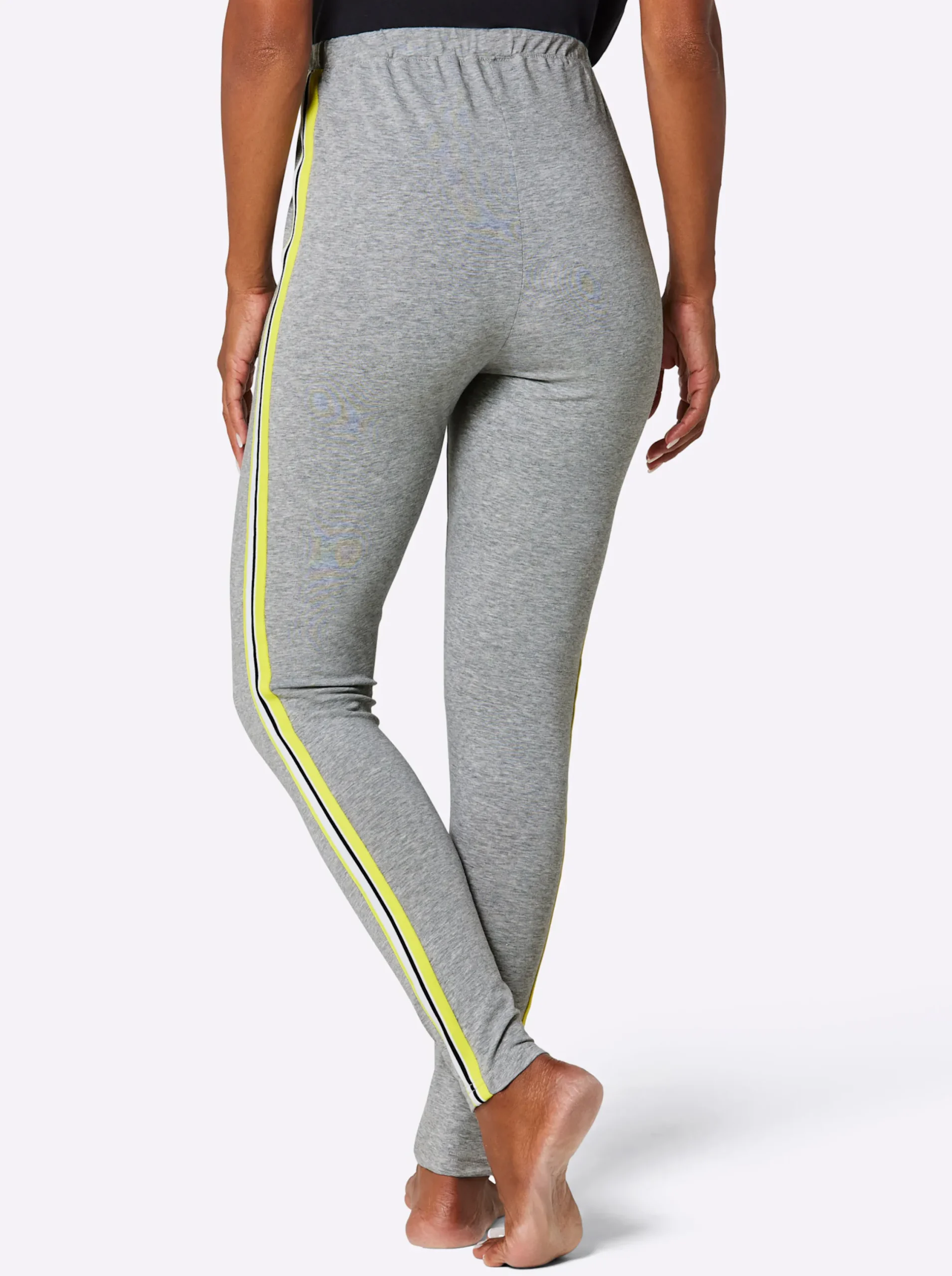 Homewear|Hosen|feel good Leggings grau-meliert