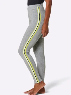 Homewear|Hosen|feel good Leggings grau-meliert