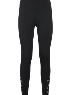 Homewear|feel good Leggings schwarz+grau-meliert