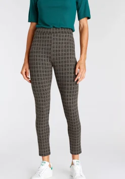 Strandmode|Hosen|LASCANA Leggings beigeschwarzgemustert