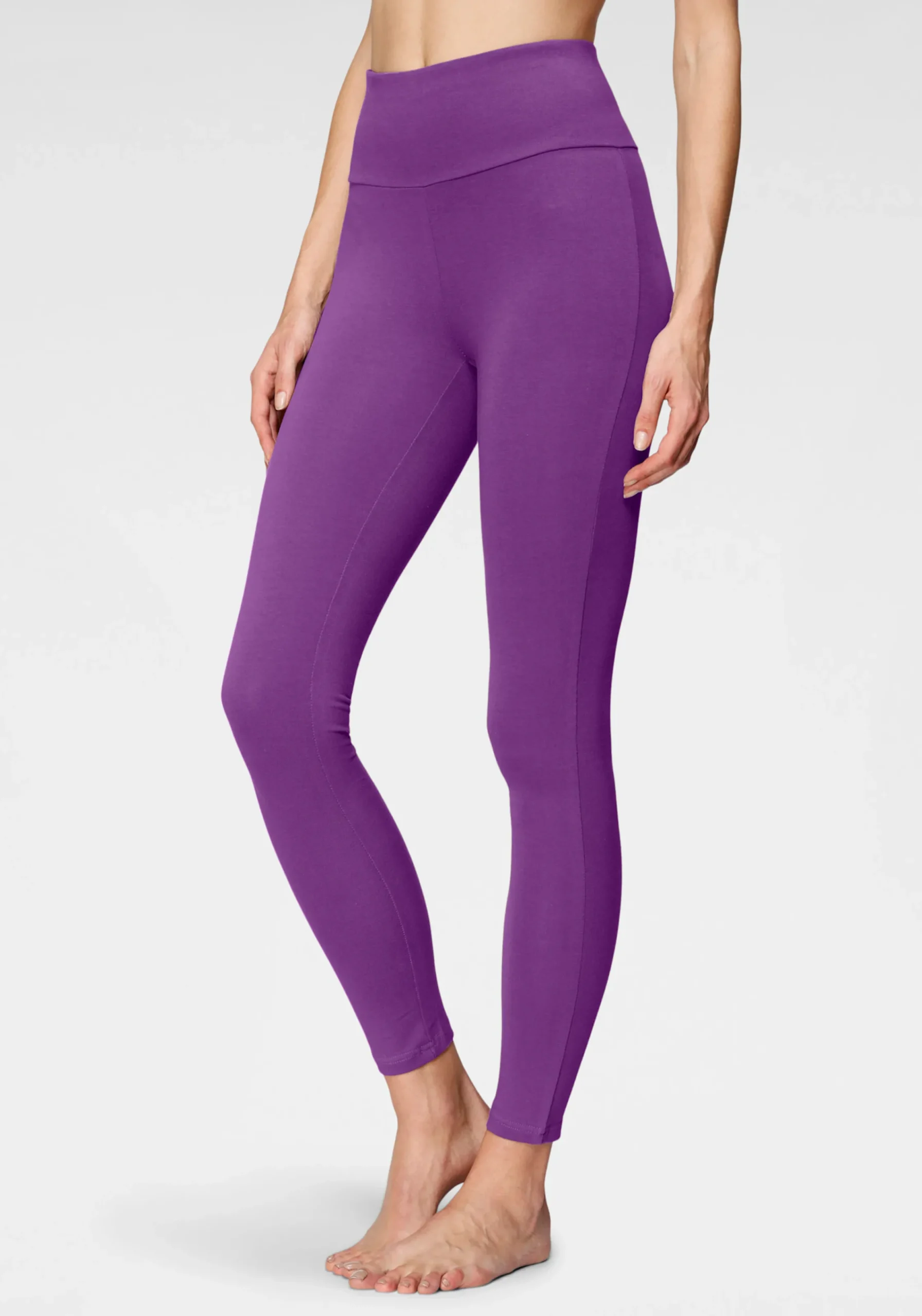 Strandmode|Hosen|LASCANA Leggings lila