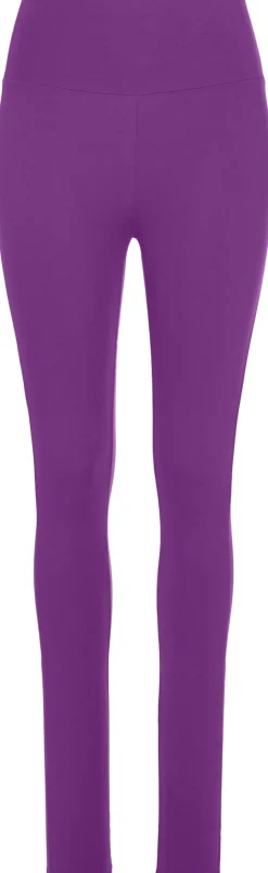 Strandmode|Hosen|LASCANA Leggings lila
