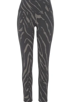 Strandmode|Hosen|LASCANA Leggings dunkelgrau-taupe