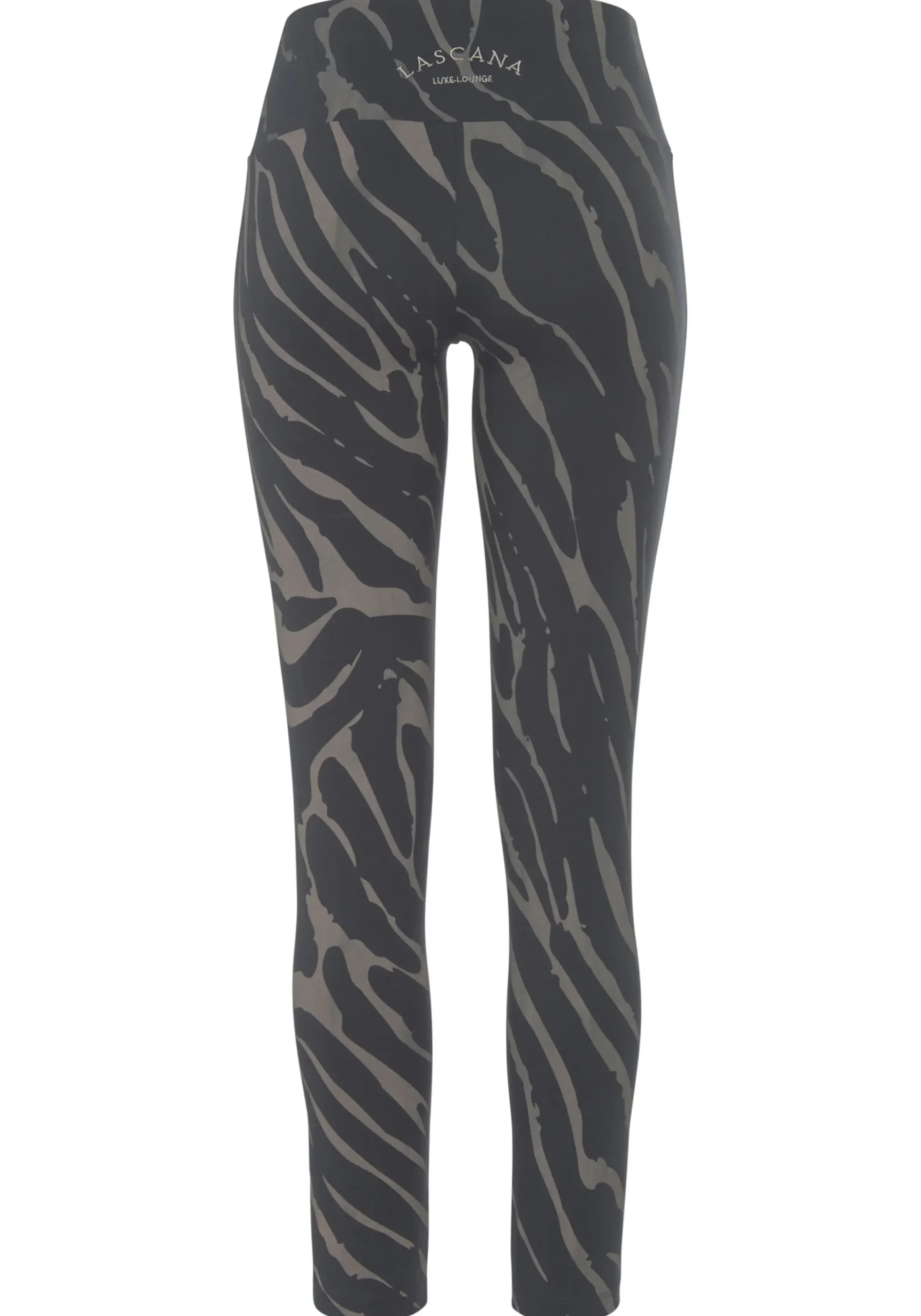 Strandmode|Hosen|LASCANA Leggings dunkelgrau-taupe