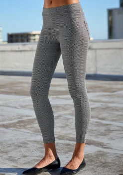 Hosen|LASCANA Leggings grau