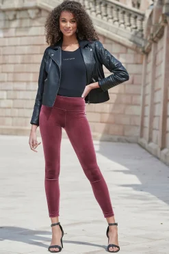 Hosen|LASCANA Leggings weinrot