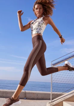 Hosen|LASCANA ACTIVE 7/8-Leggings braun