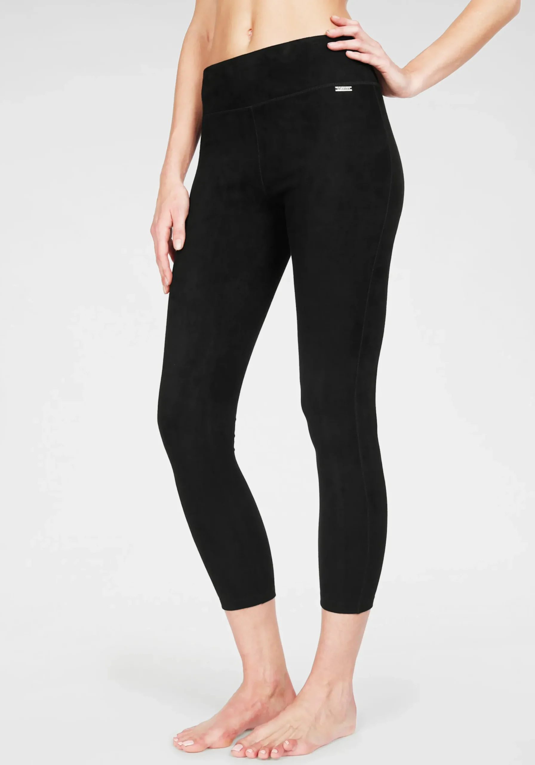 Strandmode|LASCANA Leggings schwarz