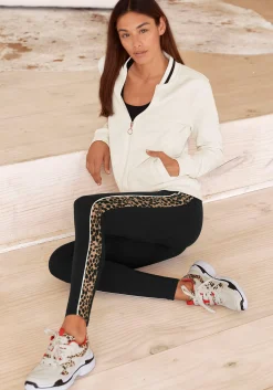 Hosen|Buffalo Leggings schwarz-gemustert
