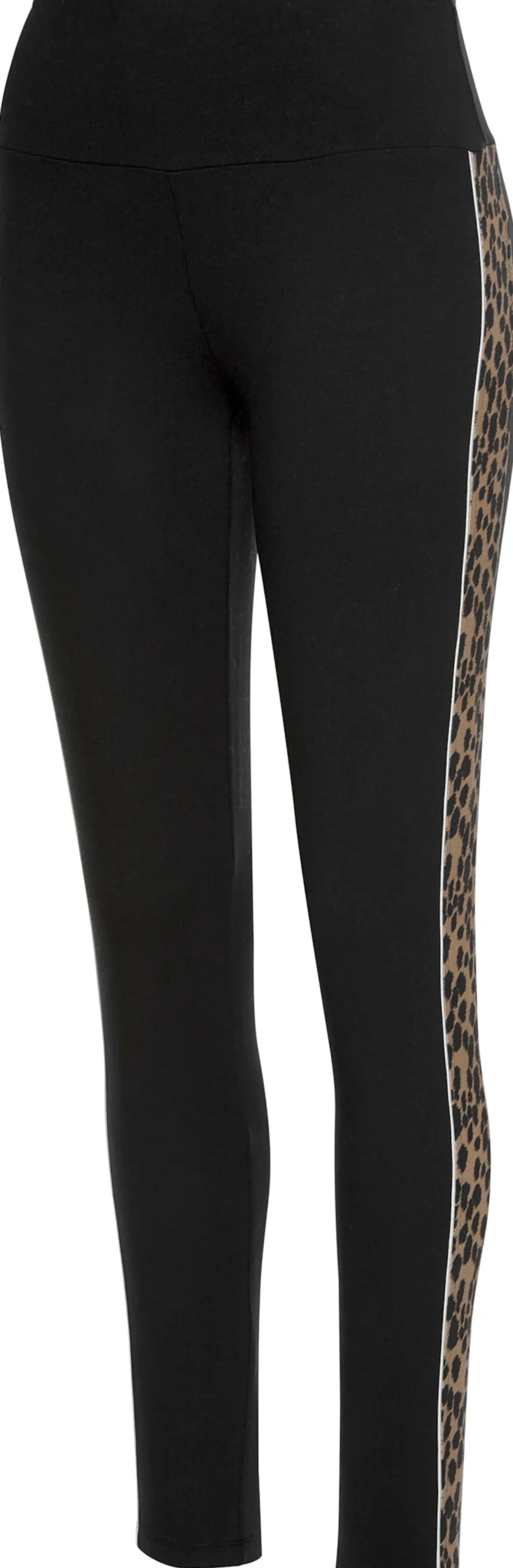 Hosen|Buffalo Leggings schwarz-gemustert