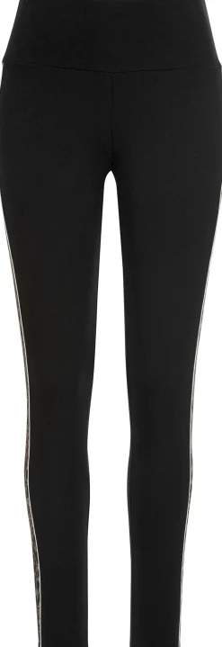 Hosen|Buffalo Leggings schwarz-gemustert