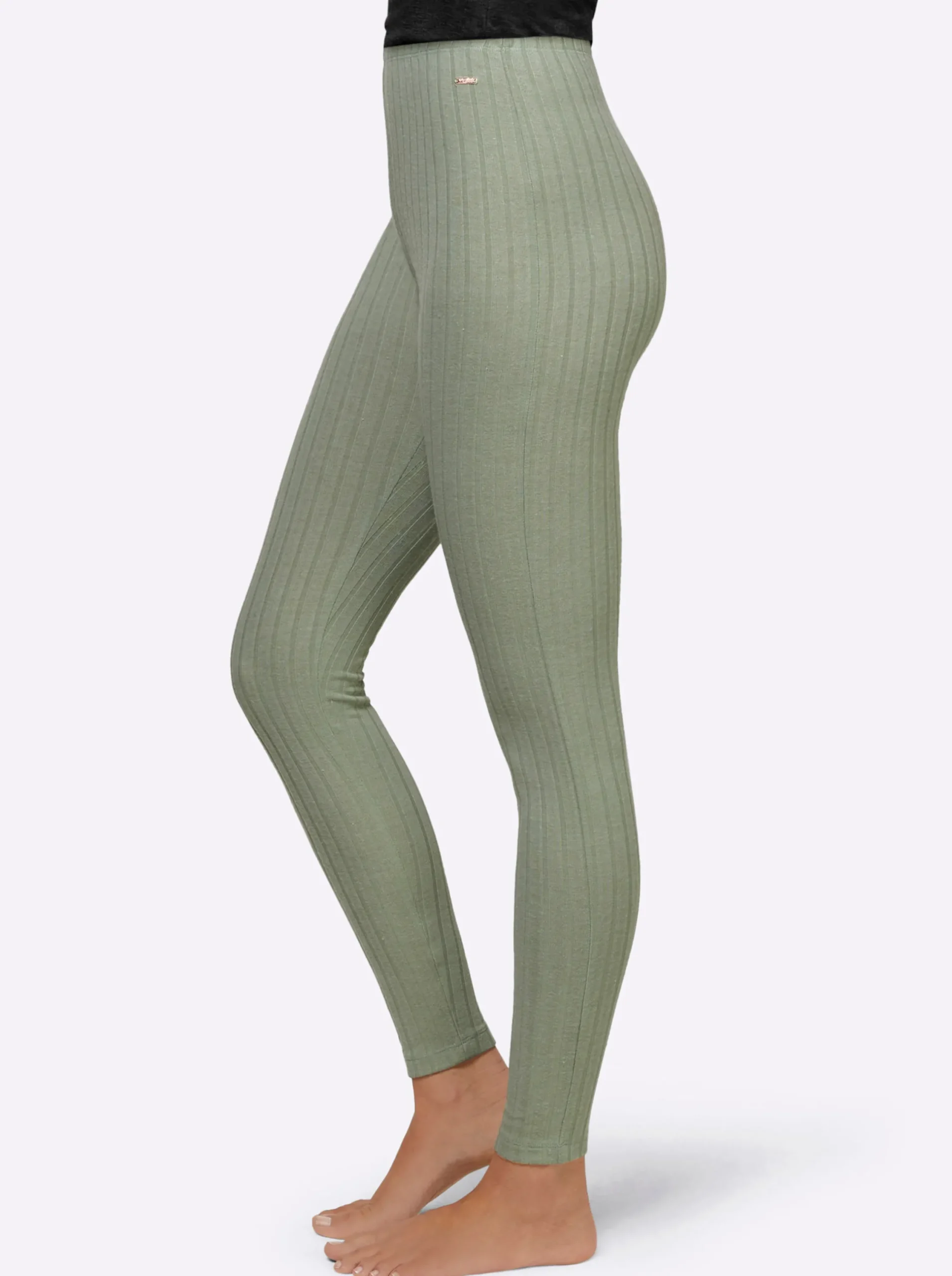 Homewear|Homewear|feel good Leggings lindgrün