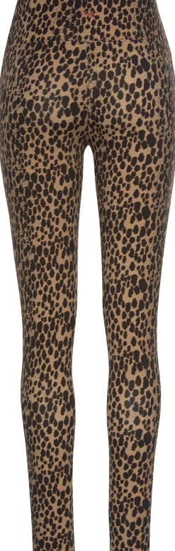 Hosen|Buffalo Leggings camelfarben-schwarz-leo