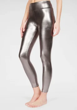 Hosen|LASCANA Leggings silberfarben