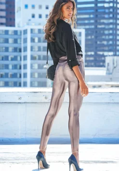 Hosen|LASCANA Leggings silberfarben