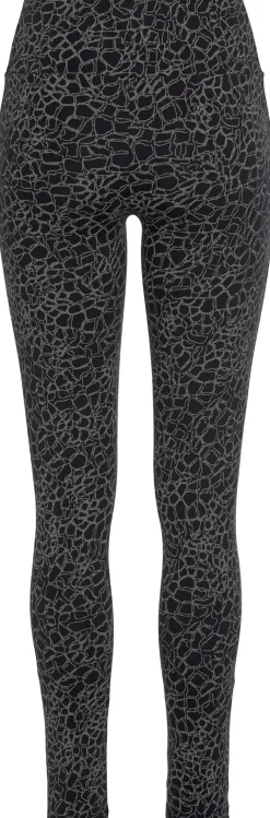Hosen|H.I.S Leggings schwarz-bedruckt,schwarz-uni