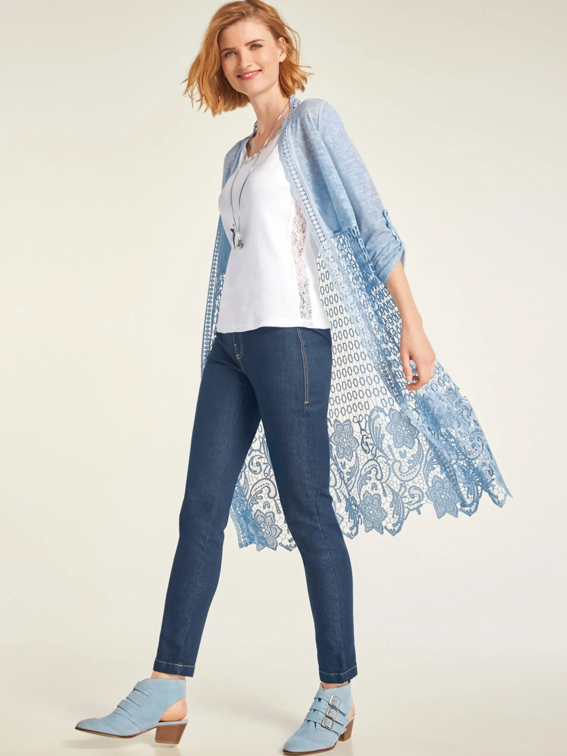 Hosen|heine Leggings bluedenim