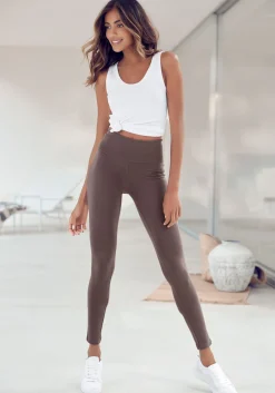 Strandmode|LASCANA Leggings taupe