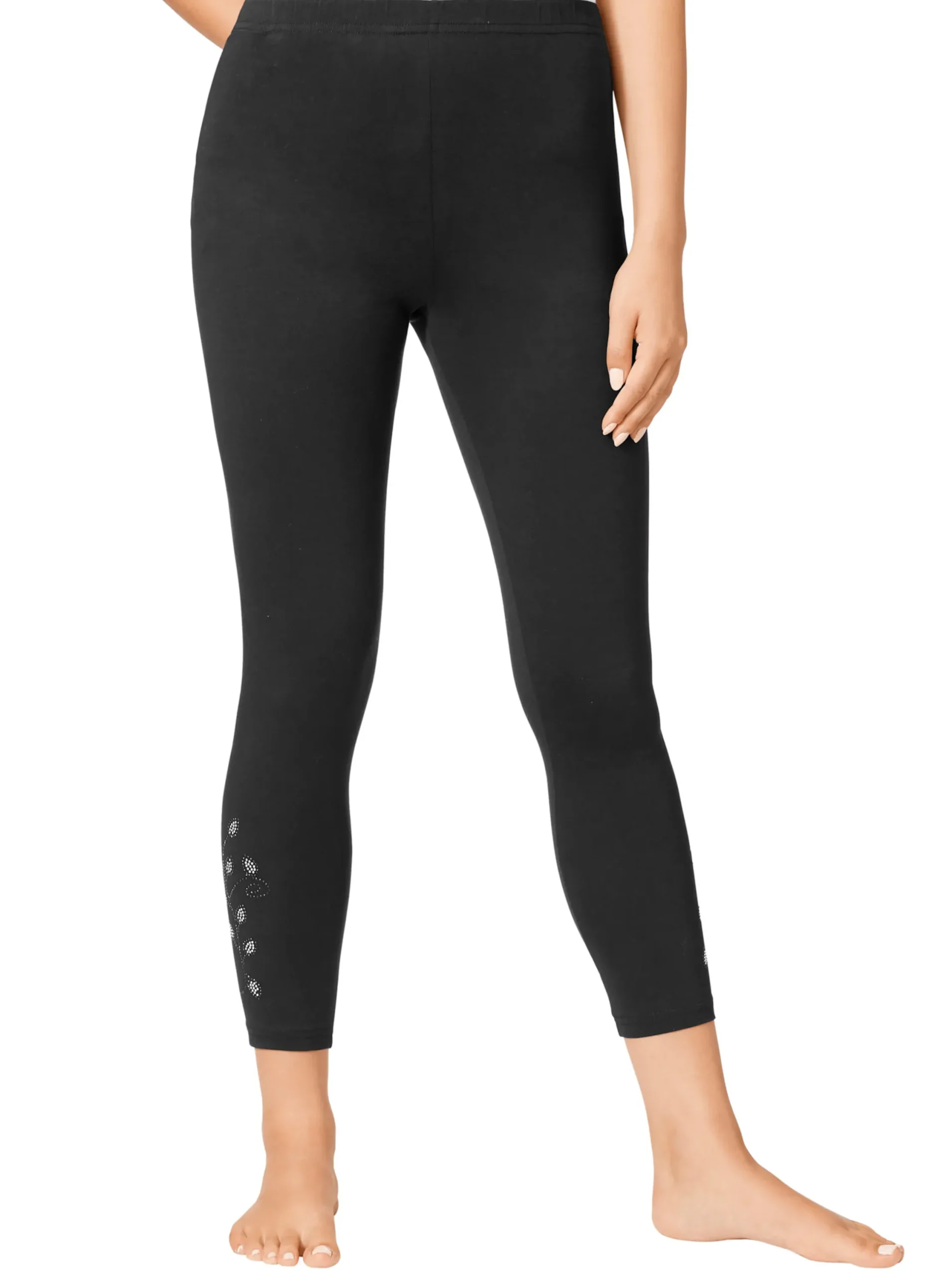 Homewear|Homewear|feel good Leggings schwarz+pflaume