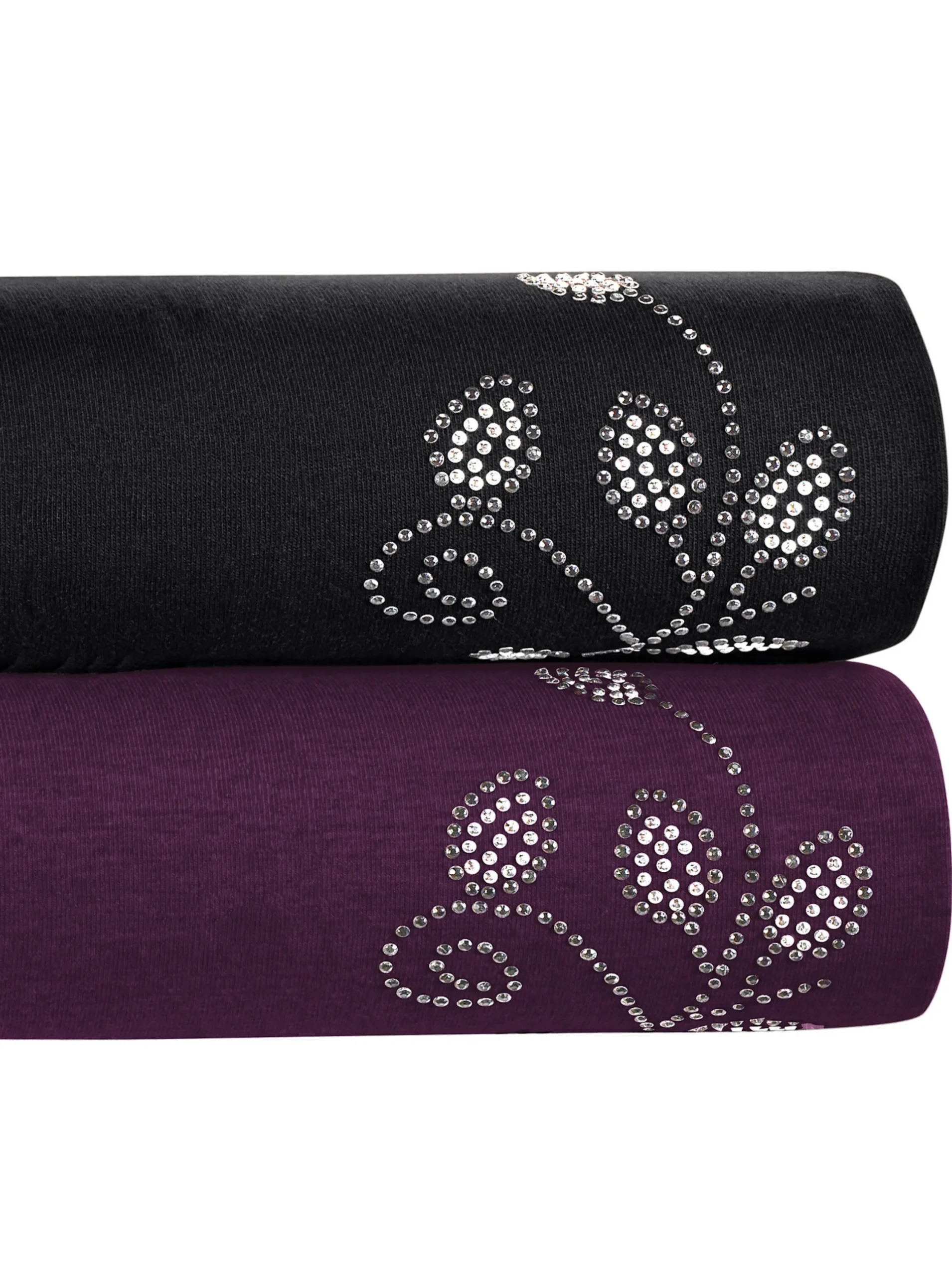 Homewear|Homewear|feel good Leggings schwarz+pflaume