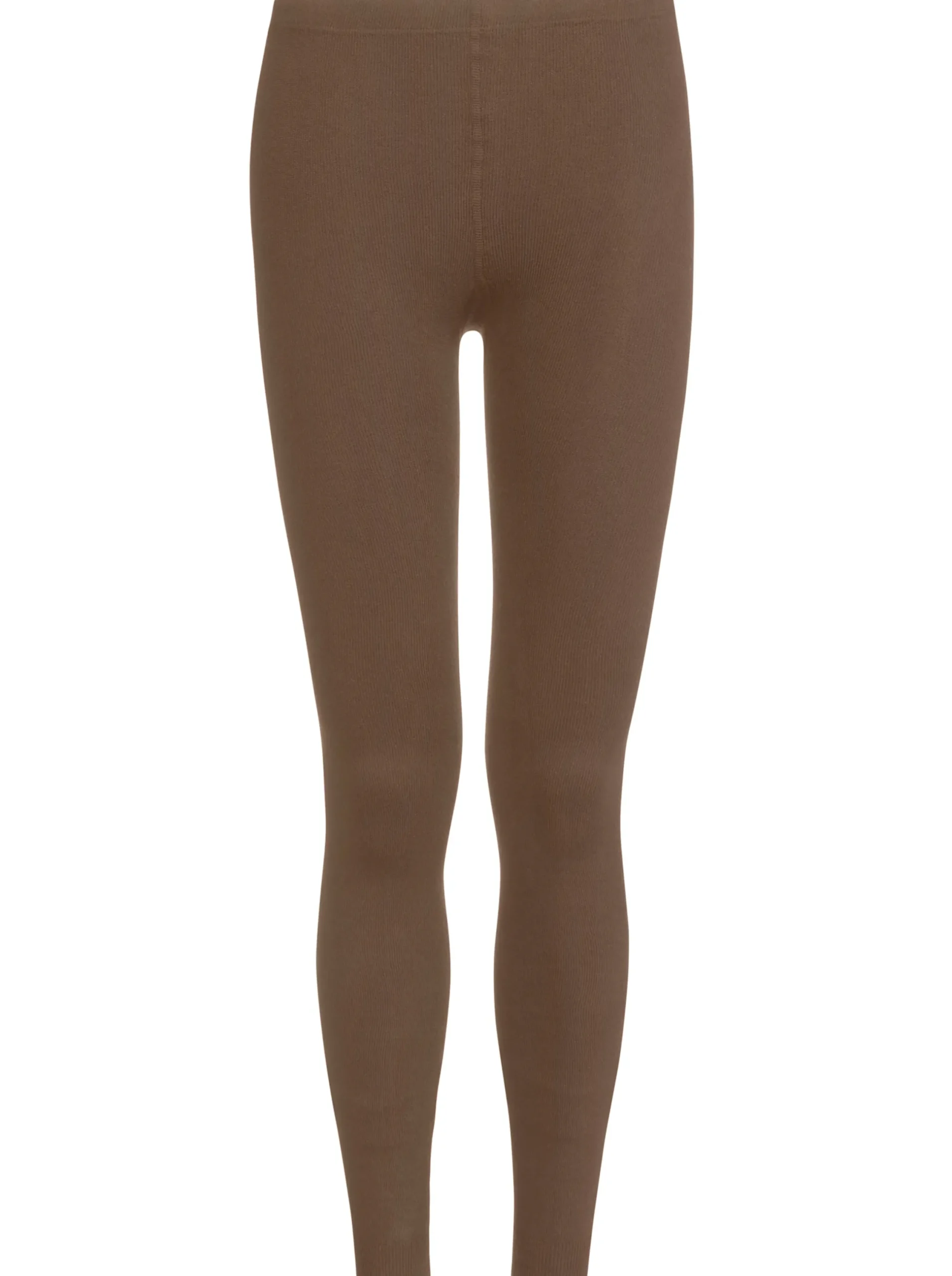 Hosen|Rogo Leggings mit Dehnbund braun
