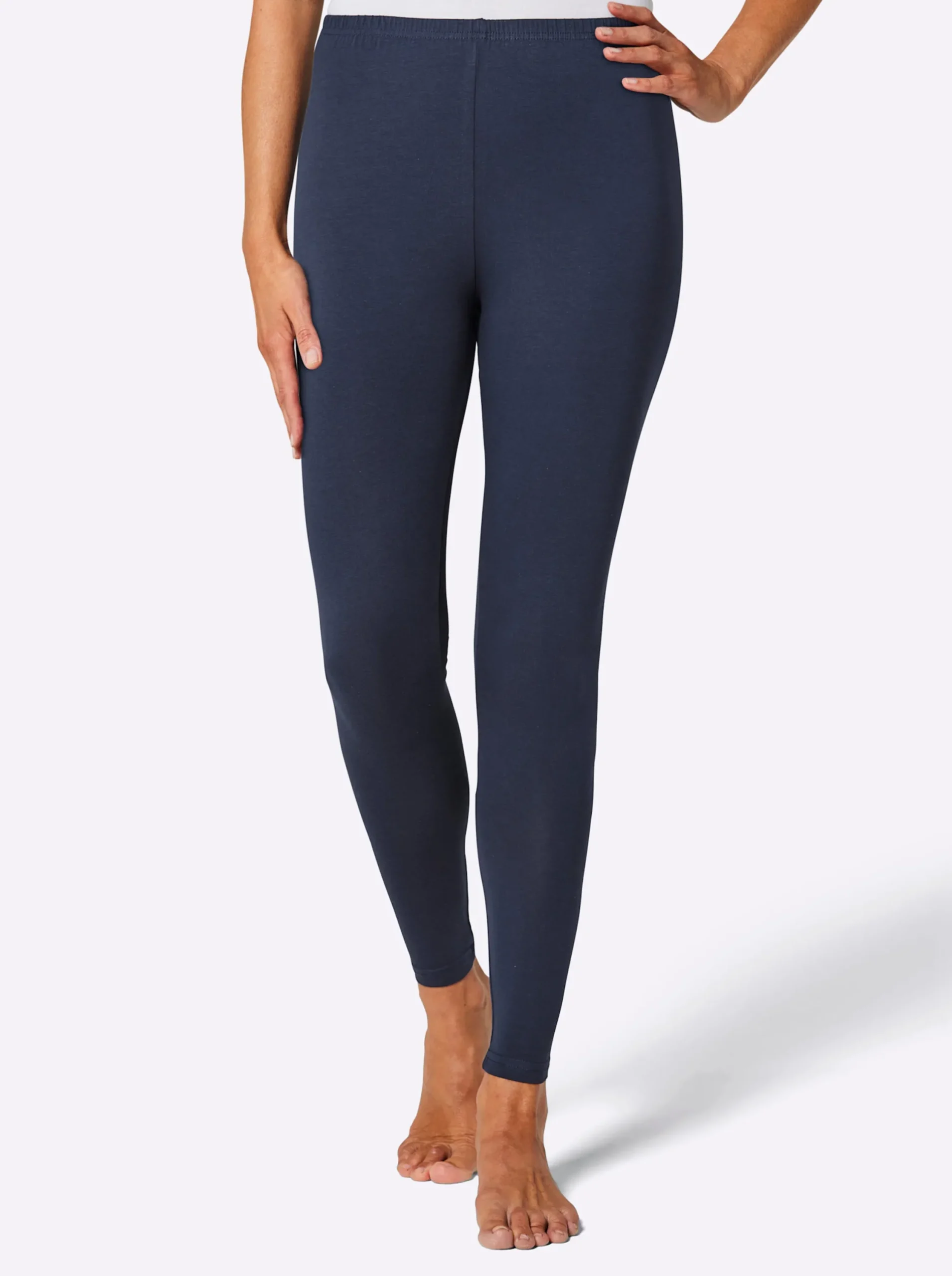 Homewear|Homewear| Leggings mit Dehnbund marine