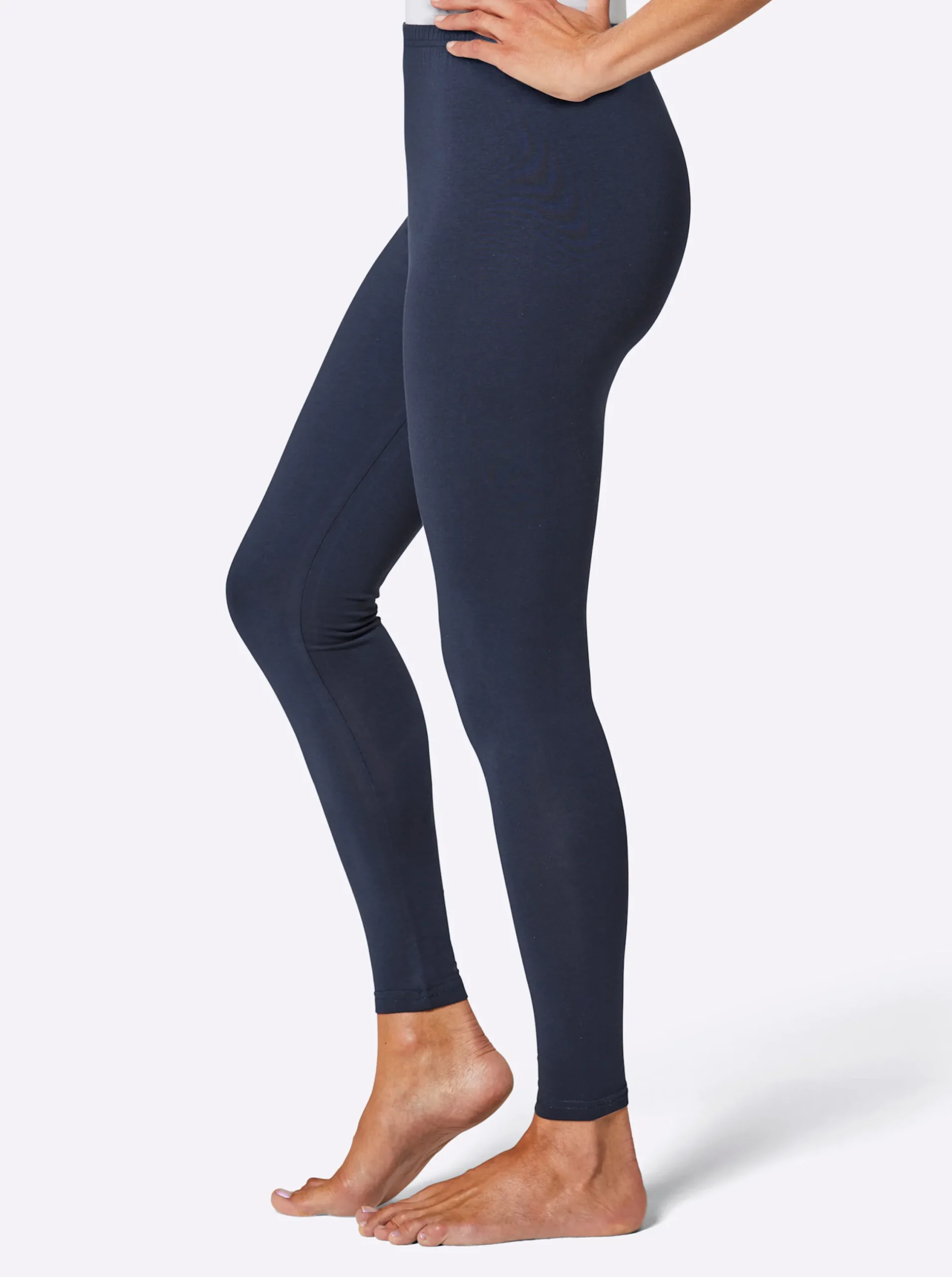 Homewear|Homewear| Leggings mit Dehnbund marine