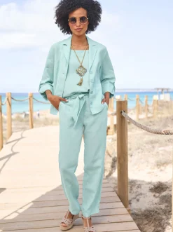 Blazer|heine Leinenblazer kalkmint