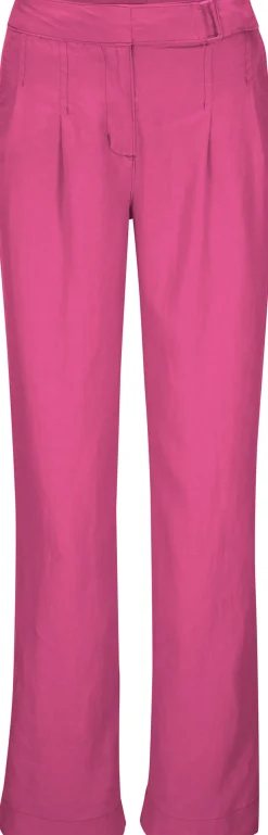 Hosen|heine Leinenhose himbeere