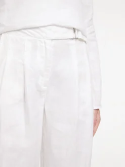 Strandmode|Hosen|heine Leinenhose weiß