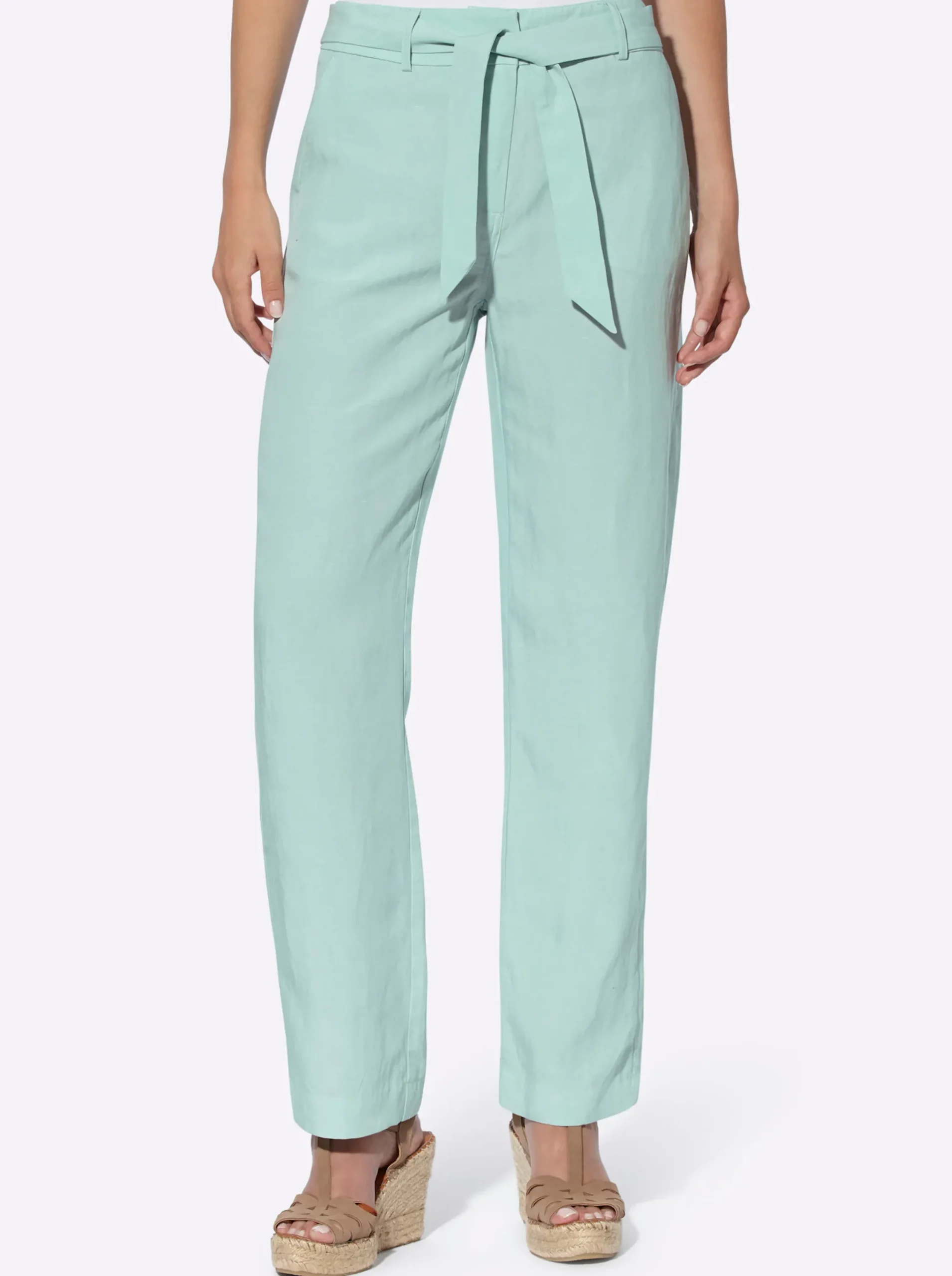 Hosen|heine Leinenhose kalkmint