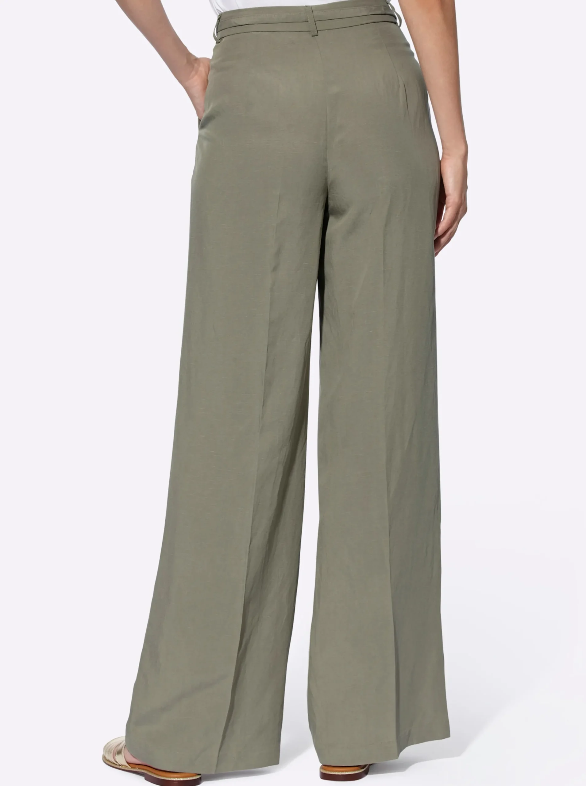 Hosen|heine Leinenhose khaki