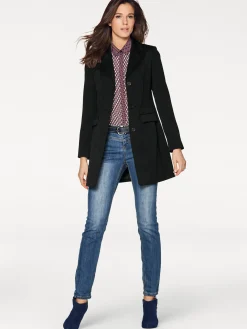 Blazer|heine Longblazer schwarz